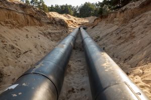 A drainage installation by Guy Nixon Groundworks Cheshire