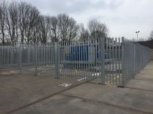 Fuel Recovery Forecourt Installation in Cheshire by Guy Nixon Groundworks - a secure compound area has been created around the installation