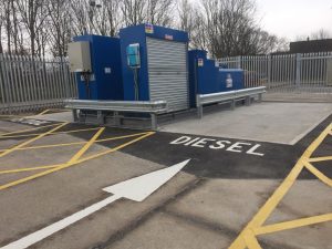 Fuel Recovery Forecourt Installation in Cheshire by Guy Nixon Groundworks